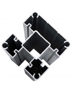 Set Pannelli di Recinzione in WPC 872x146 cm Marrone