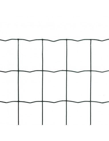 Recinzione Europea in Acciaio 25 x 1,0 m Verde