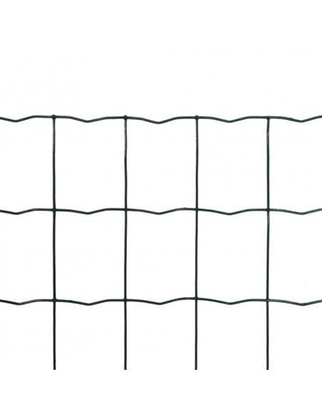 Recinzione Europea in Acciaio 25 x 1,0 m Verde