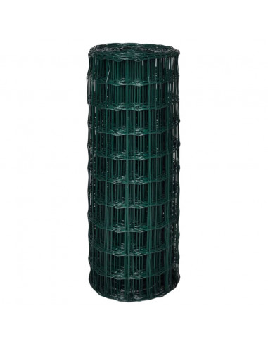 Recinzione Europea in Acciaio 25 x 1,0 m Verde