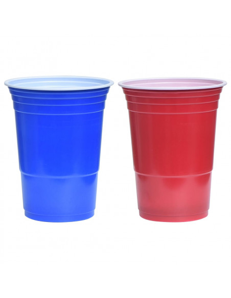 Set per Beer Pong da Tavolo 0,5 L Plastica