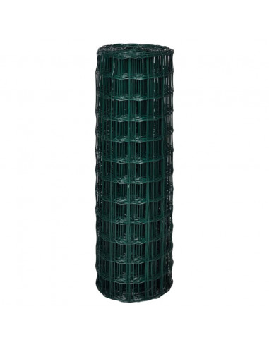 Recinzione Europea in Acciaio 25 x 1,2 m Verde