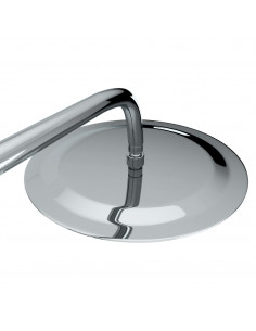 Set per Doccia a Doppio Soffione con Doccetta Acciaio Inox