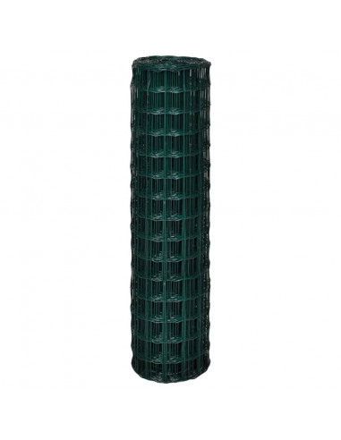 Recinzione Europea in Acciaio 25 x 1,5 m Verde