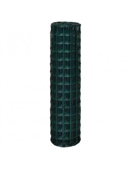 Recinzione Europea in Acciaio 25 x 1,5 m Verde