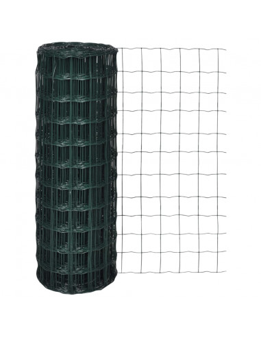 Recinzione Europea in Acciaio 25 x 1,0 m Verde