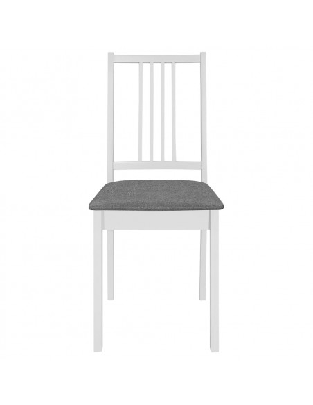 Set per Sala da Pranzo 5 pz in MDF Bianco