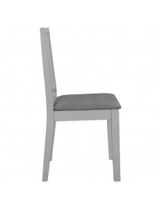 Set per Sala da Pranzo 5 pz in MDF Grigio 2