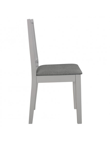 Set per Sala da Pranzo 5 pz in MDF Grigio