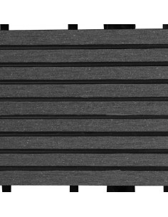 Set piastrelle WPC 30x30cm 11pz per 1,00m²grigio 2