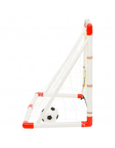 Set Porta da Calcio per Bambini con Pannello 120x51x77,5 cm