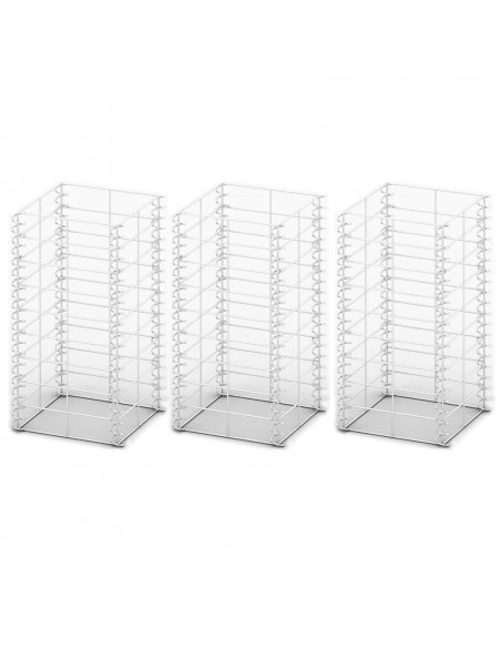 Set Gabbione 3 pz in Filo Zincato 25 x 25 x 50 cm
