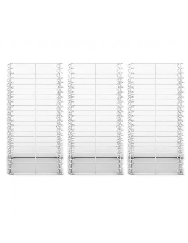 Set Gabbione 3 pz in Filo Zincato 25 x 25 x 50 cm