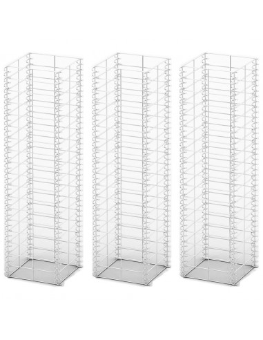 Set Gabbione 3 pz in Filo Zincato 25 x 25 x 100 cm