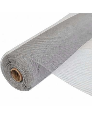 Zanzariera in Alluminio 100x1000 cm Argento