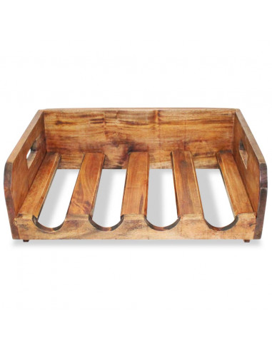 Set Portavini 4pz per 16 Bottiglie in Legno Massello Recuperato