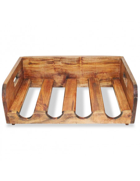 Set Portavini 4pz per 16 Bottiglie in Legno Massello Recuperato