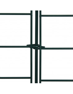 Set Recinzione da Giardino ad Arco 77,5x64 cm Verde