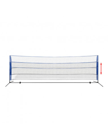 Set Rete da Badminton con Volani 500x155 cm