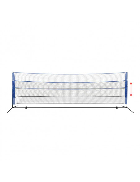 Set Rete da Badminton con Volani 500x155 cm