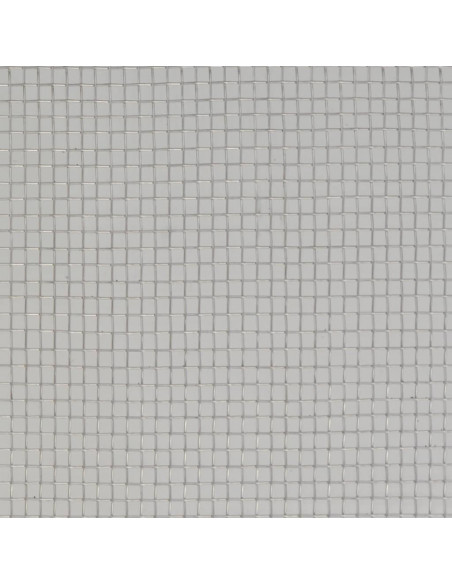 Recinzione in Rete in Acciaio Inossidabile 100x500 cm Argento