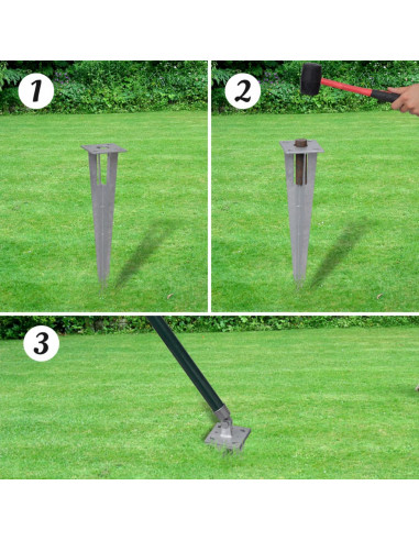 Recinzione Euro in Acciaio 10x0,8 m Verde