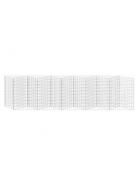 Gabbione in Rete in Acciaio Zincato 300x30x100 cm