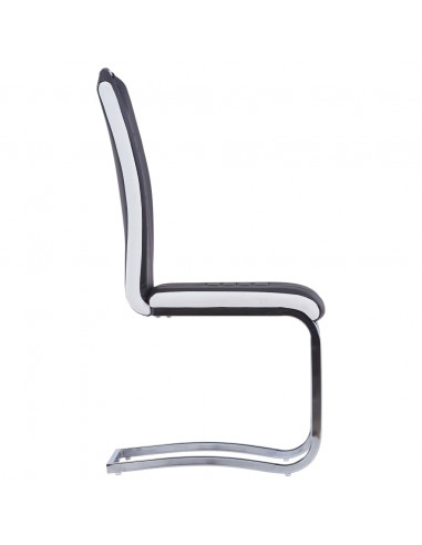 Set Sala da Pranzo 7 pz in Similpelle Nero