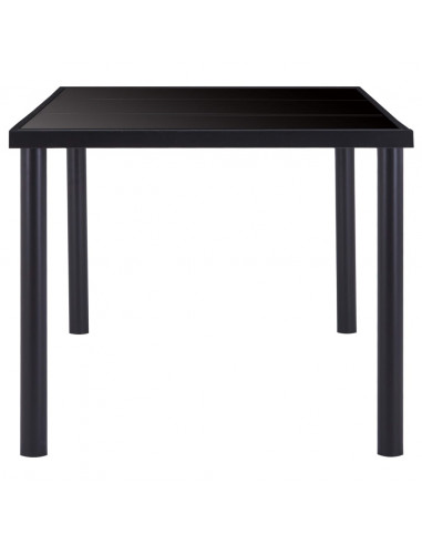 Set Sala da Pranzo 7 pz in Similpelle Nero