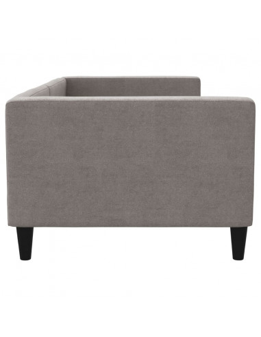 Letto da Giorno Tortora 90x200 cm in Tessuto