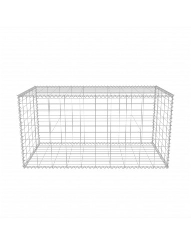 Gabbione in Rete in Acciaio Zincato 100x50x50 cm