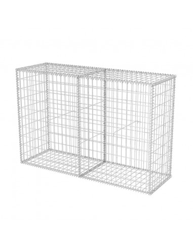 Gabbione in Rete in Acciaio Zincato 150x50x100 cm