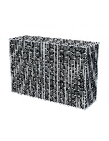 Gabbione in Rete in Acciaio Zincato 150x50x100 cm