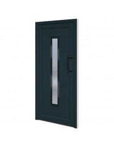 Porta Ingresso Antracite 98x208 cm in PVC 2