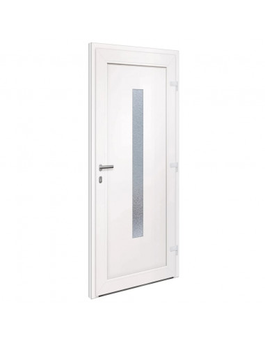 Porta Ingresso Antracite 98x208 cm in PVC