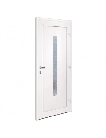 Porta Ingresso Antracite 98x208 cm in PVC