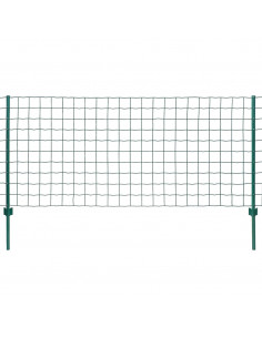 Recinzione Euro 20x0,8 m in Acciaio Verde 2
