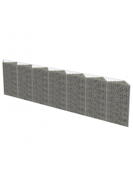 Gabbione in Acciaio Zincato 450x30x100 cm