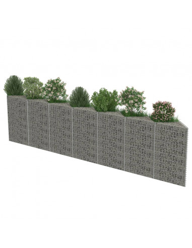 Gabbione in Acciaio Zincato 450x30x100 cm