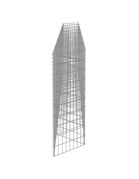 Gabbione in Acciaio Zincato 450x30x100 cm