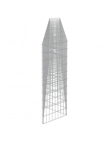 Gabbione in Acciaio Zincato 630x30x100 cm