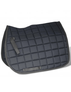 Set Sella Equitazione 16" in Pelle Naturale Nera 14 cm 5-in-1