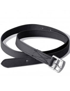 Set Sella Equitazione 17,5" in pelle naturale Nera 18 cm 5-in-1