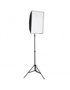 Set Studio Fotografico con Sfondi e Luci Softbox