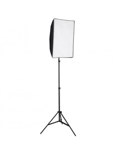 Set Studio Fotografico con Sfondi e Luci Softbox