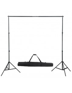 Set Studio Fotografico Fondale Verde 600x300 cm e Luci