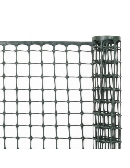 Rete per Recinzione da Giardino in HDPE 1x1,2 m Verde