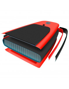 Set Tavola da SUP Gonfiabile Rosso 360x81x10 cm 2