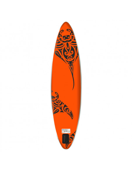 Set Tavola Gonfiabile da SUP 366x76x15 cm Arancione