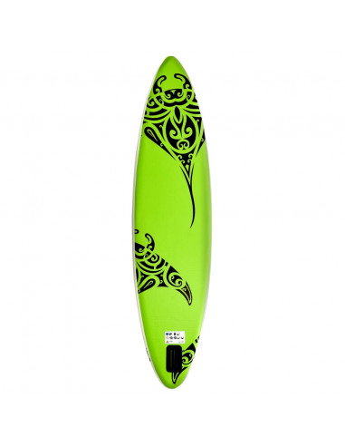 Set Tavola Gonfiabile da SUP 366x76x15 cm Verde